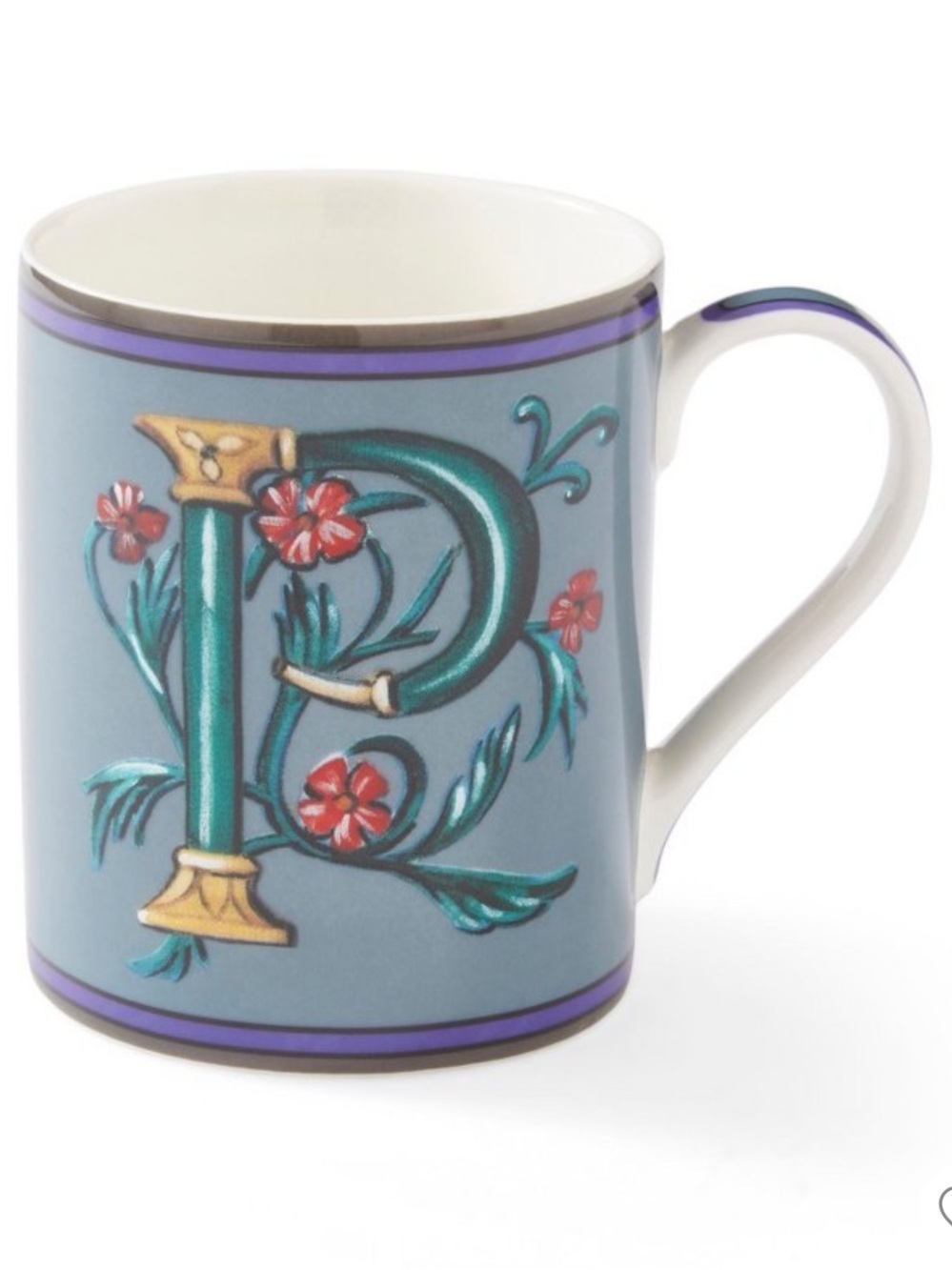 Spode Kit Kemp Alphabet Letter P Mug